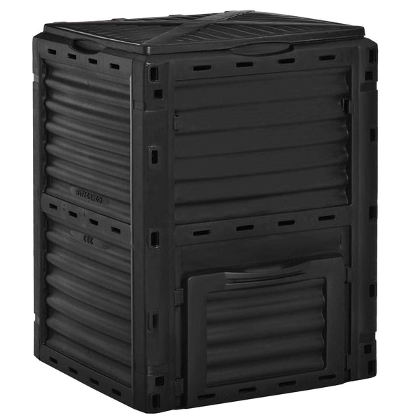 prezzo Compostiera da Giardino 300 litri Composter Nero