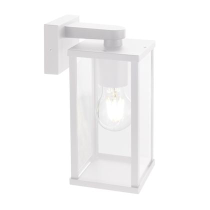 sconto Applique in Basso da Esterno E27 in Alluminio Sovil Bianco