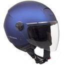 Casco Jet per Scooter Visiera Lunga CGM Florence 107A Blu Opaco