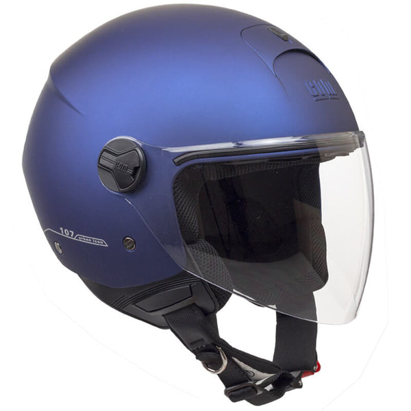 sconto Casco Jet per Scooter Visiera Lunga CGM Florence 107A Blu Opaco