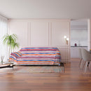 Telo Arredo Copritutto Copridivano in Microfibra Strisce