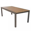 Tavolo Cayman Allungabile 200/300x95x75 h cm in Alluminio Taupe
