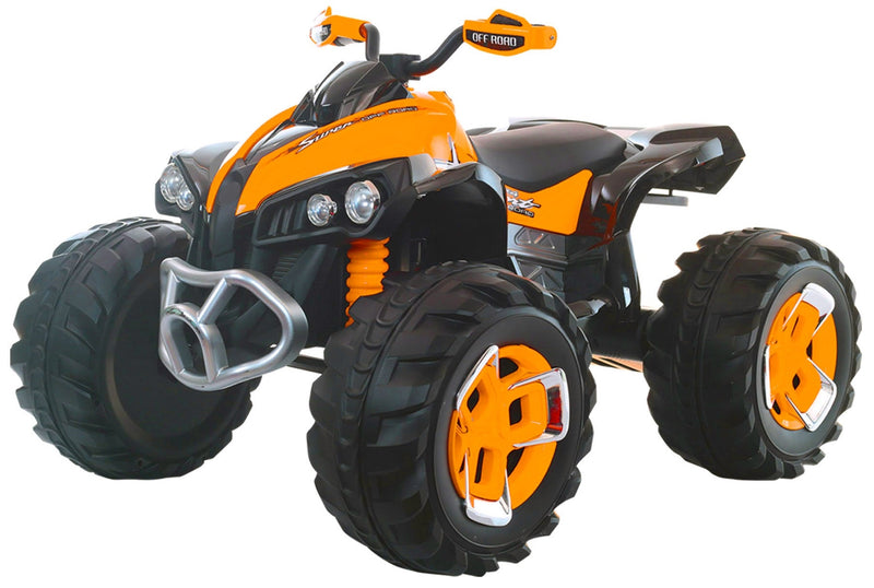 Quad Elettrico per Bambini 12V Kidfun New Quad Arancione