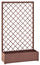 Fioriera con Traliccio con Cornice Verdemax 90x32x150 cm in Metallo Corten