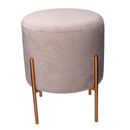 Pouf Contenitore Ø40xh51 cm in Tessuto Grigio