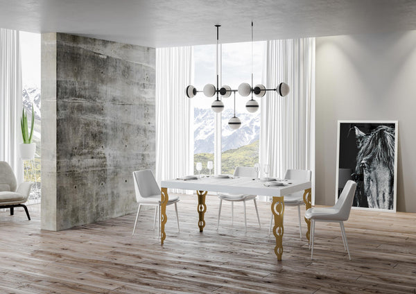 Tavolo Allungabile 130-234x90x77 cm Karamay Bianco Frassino acquista