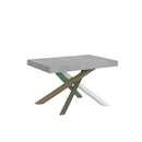 Tavolo Allungabile 140-244x90x77 cm Volantis Cemento Telaio 4A 