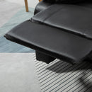Poltrona Relax Reclinabile Manuale 100x89x100 cm in in Similpelle Nero