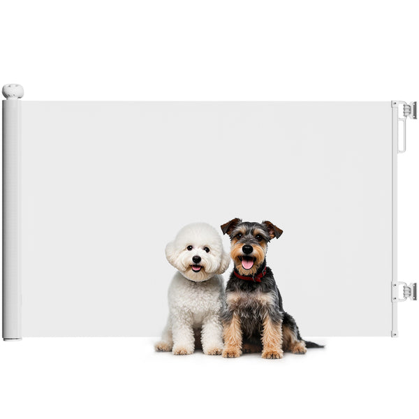 Cancellino per Cani Regolabile per Cani Piccoli Estensibile e Retrattile 0-140x86,5 cm Bianco acquista
