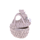 Set 4 Galline Decorative in Ceramica Apribile H 14 cm