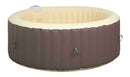 Vasca Idromassaggio da Esterno Gonfiabile Riscaldata 2-4 Posti Ø180x65 cm Ease.Zone Marrone