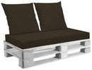 Cuscini per Pallet 120x80 cm Seduta e Schienale in Similpelle Mariotti Belem Marrone