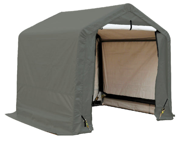 Casetta Box da Giardino 1,8x1,8xh1,8 m in Tessuto Polietilene Rinforzato 195gr/mq Verde prezzo