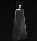 Camino a Bioetanolo da Pavimento 34,5x34,5x120 cm 1500W 1,2L Nairobi Nero 