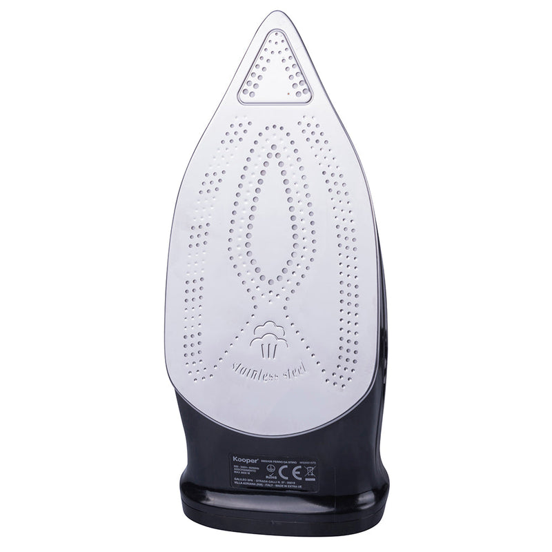 Ferro da Stiro 320ml 2600W Kooper Electra Grigio e Nero