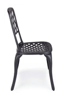 Set 2 Sedie da Giardino 44x46x89h cm Faenza Antracite 