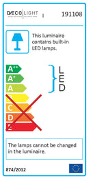 Plafoniera Led 45W 4470lm 4500K Cromo E-Energy Infinity