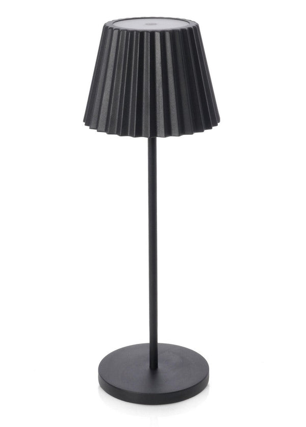 acquista Lampada  da Tavolo Ø12,5x36 cm in Metallo Artika Nera