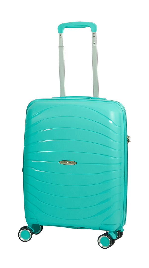 Trolley Valigia Bagaglio a Mano Rigido Espandibile in Polipropilene TSA Ravizzoni Alaska Verde Tiffany acquista