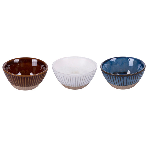 sconto Set 3 Ciotole Ø8x4 cm 100 ml in Ceramica VdE Tivoli 1996 Reactive