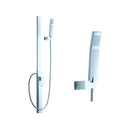 Set Colonna Doccia Soffione Doccia e Laccio in Ottone Linear Big Cromato