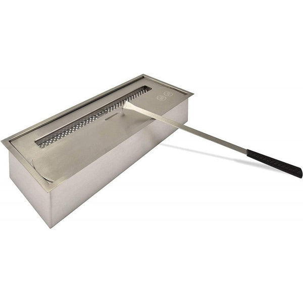 acquista Bruciatore a Bioetanolo per Camini 45x18,7x9,5 cm 3,5L in Acciaio Inox