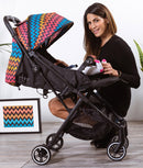 Passeggino Trolley Leggero per Bambini Zibos Velo Ziggy Black Nero