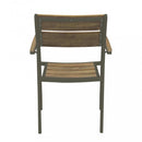 Poltrona Cayman 56x58x85 h cm in Alluminio Taupe
