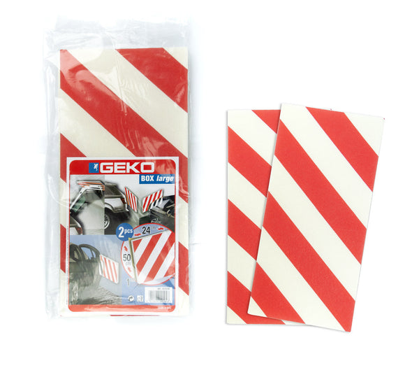 sconto Set 2 pannelli adesivi antiurto 50x24 cm per garage e box