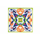 Set 4 Sottobicchieri 10x10x0,5 cm  in Ceramica VdE Tivoli 1996 Naxos