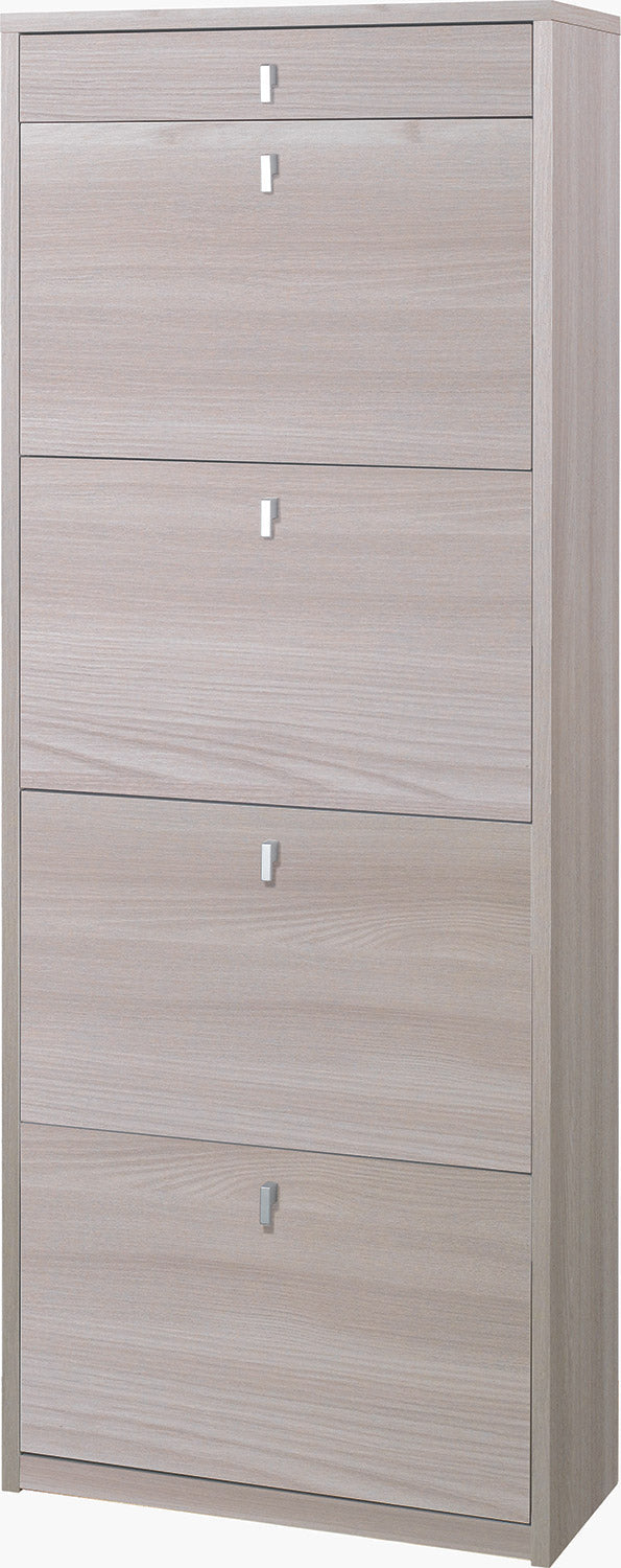 sconto Scarpiera 4 Ante 1 Cassetto 63x164x29 cm Olmo Chiaro