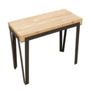 Consolle Allungabile da Esterno in Legno e Ferro H77x40x90/300cm Dalia Abete Classica