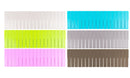 Set 2 Divisori Organizer 130x435mm Componibili per Cassetti in Plastica Marrone