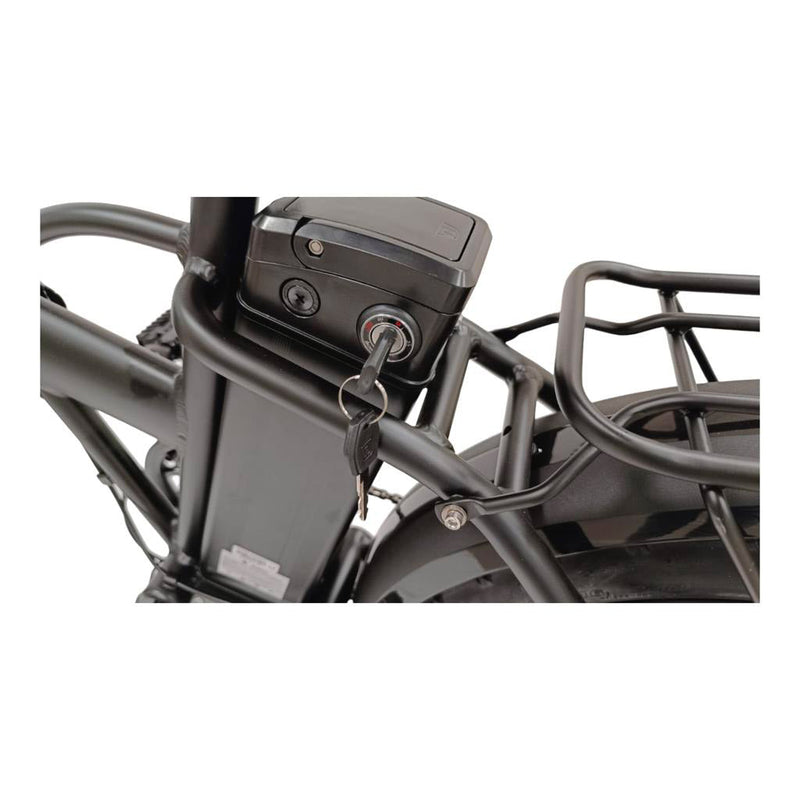 Fat-Bike Bicicletta Elettrica Pieghevole 36V a Pedalata Assistita 20"" 250W Nera