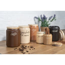 Barattolo Zucchero di Canna 900 ml in Gres VdE Tivoli 1996 Shades of chocolate 