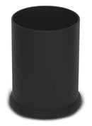 Pattumiera Gettacarte Ø25xh34 cm da Interno In Acciaio Verniciato Nero