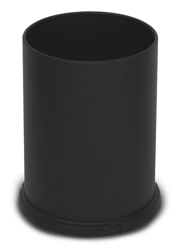 online Pattumiera Gettacarte Ø25xh34 cm da Interno In Acciaio Verniciato Nero