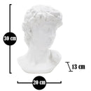 Scultura Roman Plus 20x13x30 cm in Poliresina 