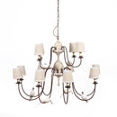 Lampadario Vintage con Uccellini Ø 114 cm