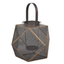 Lanterna in Metallo con Manico H 30 cm