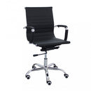 Poltrona da Ufficio Julie 60x60x100/110 h cm in Poliuretano Nero