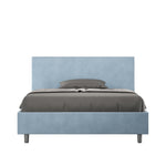 Letto Matrimoniale Adele Azzurro Varie Misure