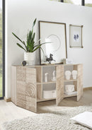Mobile Buffet 3 Ante 180x42x84 cm in Legno TFT Blossom Rovere Samoa