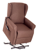 Poltrona Alzapersona Elettrica 1 Motore in Tessuto Elizabeth Rossa