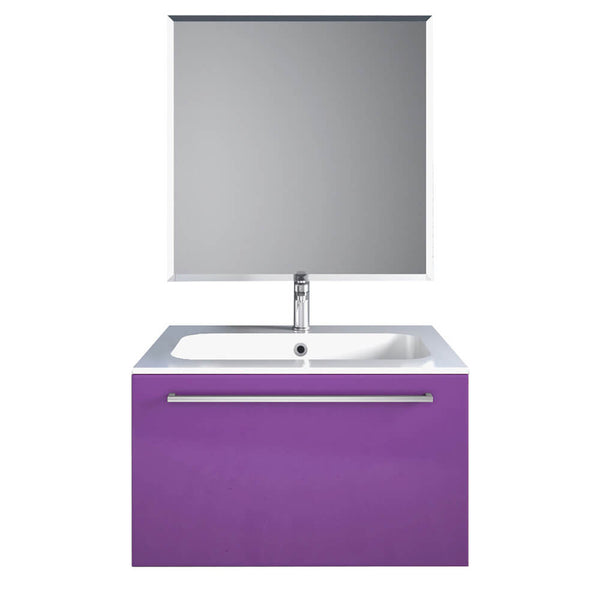 sconto Mobile da Bagno sospeso Samoa 04 Laccato Lilla TFT