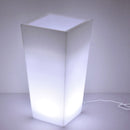 Vaso Luminoso da Giardino a LED 30x30x60 cm in Resina 5W Cedar Bianco Neutro