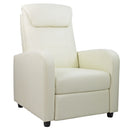 Poltrona Relax Reclinabile Manuale in Similpelle Marta Crema