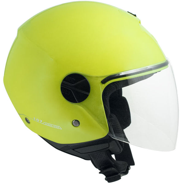 Casco Jet per Scooter Visiera Lunga CGM Florence 107A Giallo Fluo online