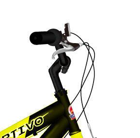 Bicicletta MTB Ragazzo 20” 7V in Metallo Sportivo Giallo