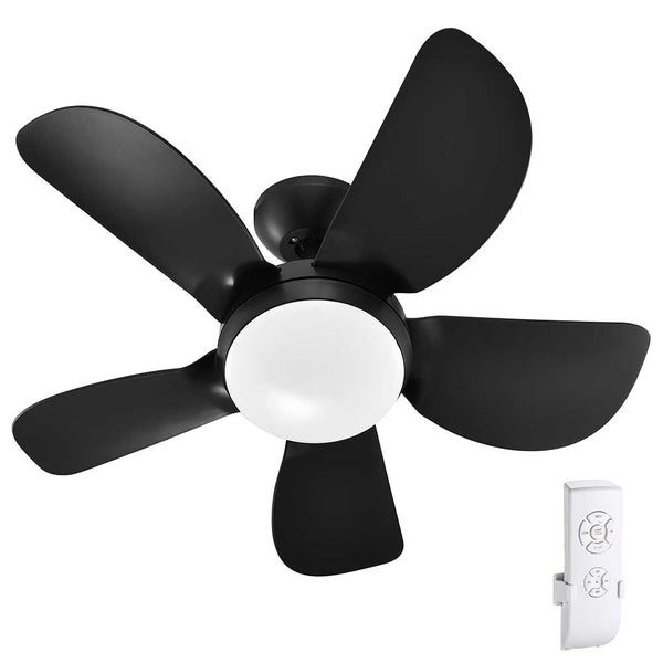Ventilatore da Soffitto 5 Pale Legno con Lampada Luce LED e Telecomando 76cm prezzo